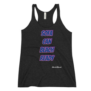 SOFA BEACH READY Women's Racerback Tank