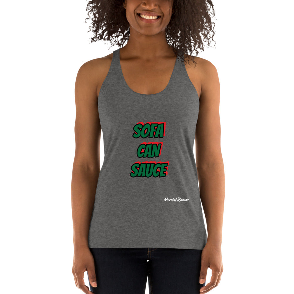 SOFA SAUCE Women's Racerback Tank