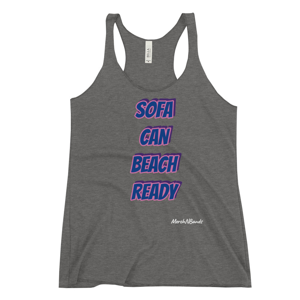 SOFA BEACH READY Women's Racerback Tank